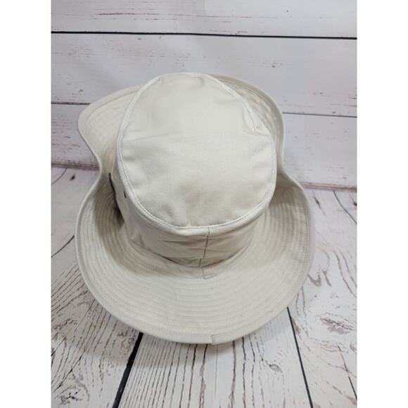 Safari Hunting Bucket Hat Men's Khaki Snap Up Brim Outdoor One Size - Picture 7 of 7